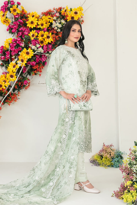 GULYAZ | 3 PIECE | ORGANZA SUIT | D-1932