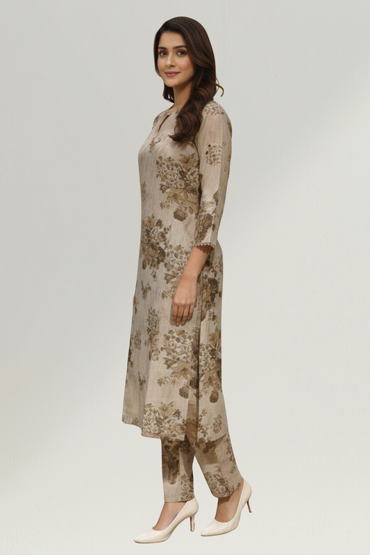 WINTER CASUALS VOL III | 2 PIECE | KHADDAR SUIT | D-3333