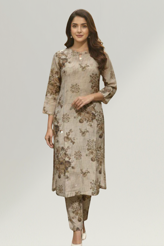 WINTER CASUALS VOL III | 2 PIECE | KHADDAR SUIT | D-3333