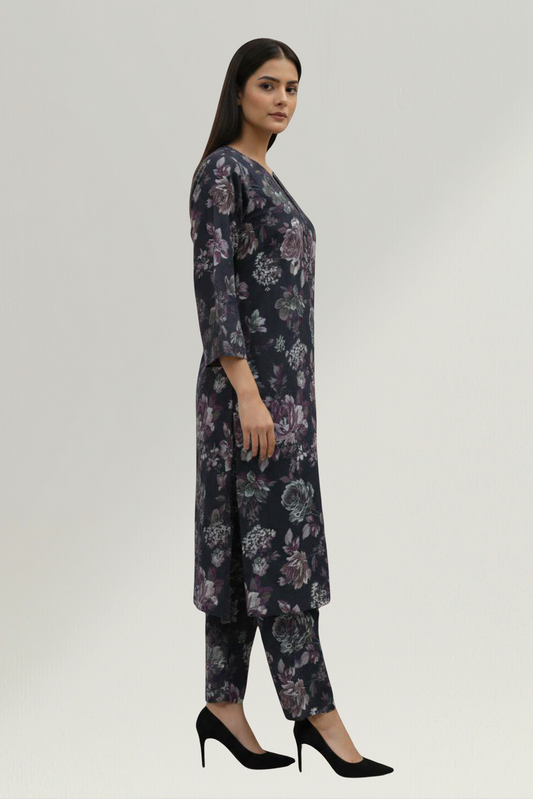 WINTER CASUALS VOL III | 2 PIECE | KHADDAR SUIT | D-3334