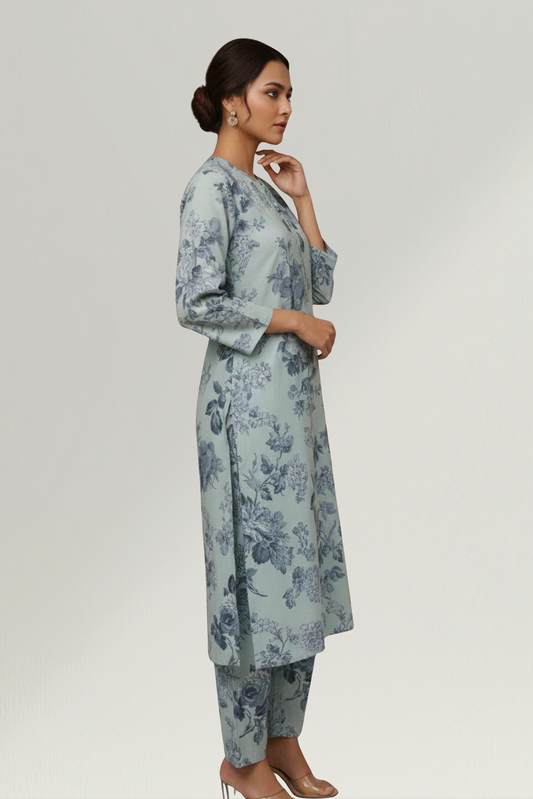 WINTER CASUALS VOL III | 2 PIECE | KHADDAR SUIT | D-3336