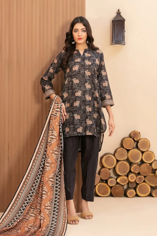 RAHAF | 3 PIECE | KHADDAR SUIT | D-4780