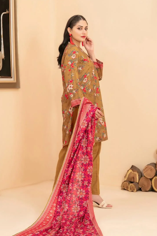 RAHAF | 3 PIECE | KHADDAR SUIT | D-4782