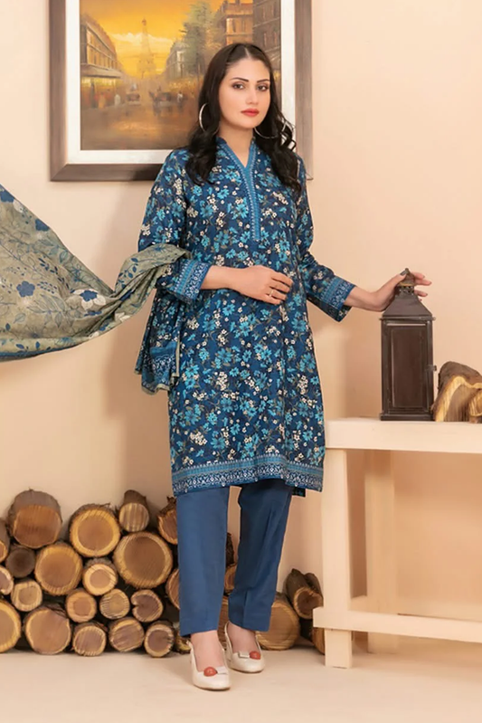 RAHAF | 3 PIECE | KHADDAR SUIT | D-4783