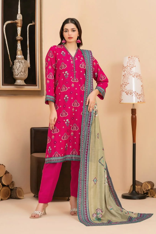 RAHAF | 3 PIECE | KHADDAR SUIT | D-4788