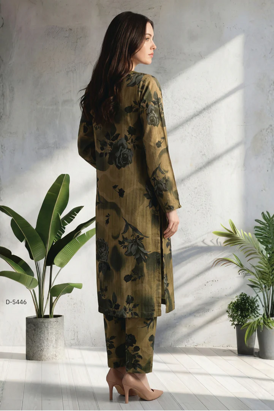GULZAR VOL I | 2 PIECE | LINEN SUIT | D-5446
