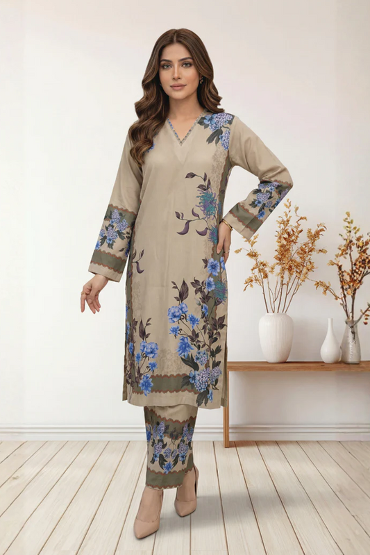 GULZAR VOL I | 2 PIECE | LINEN SUIT | D-5460