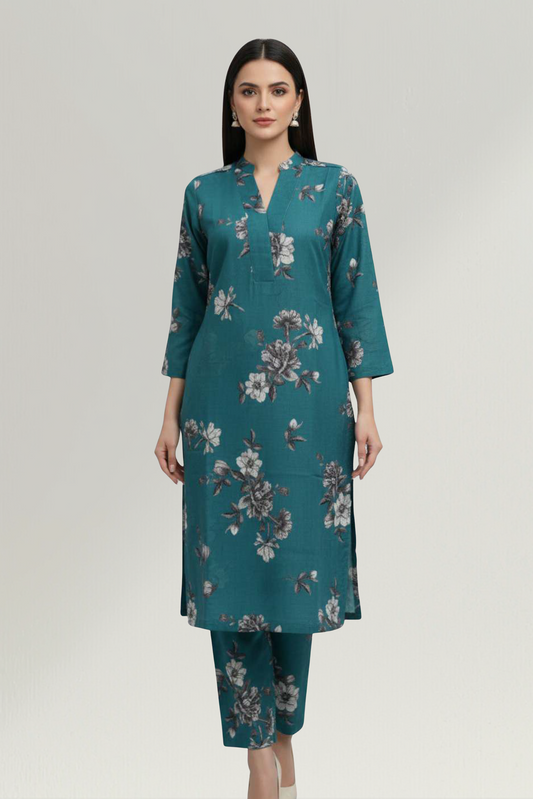 WINTER CASUALS VOL I | 2 PIECE | KHADDAR SUIT | D-6871