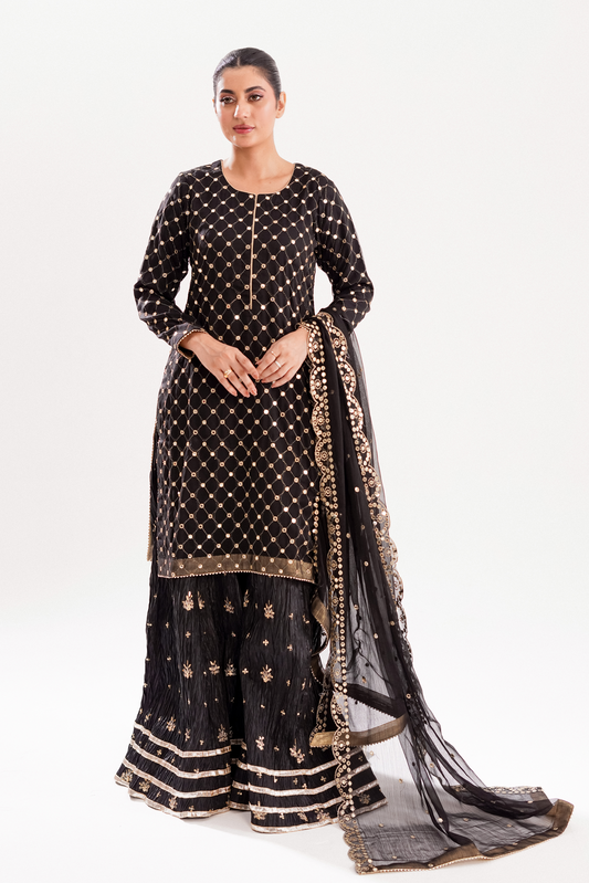 ZOYA | 3 PIECE | CHIFFON SUIT