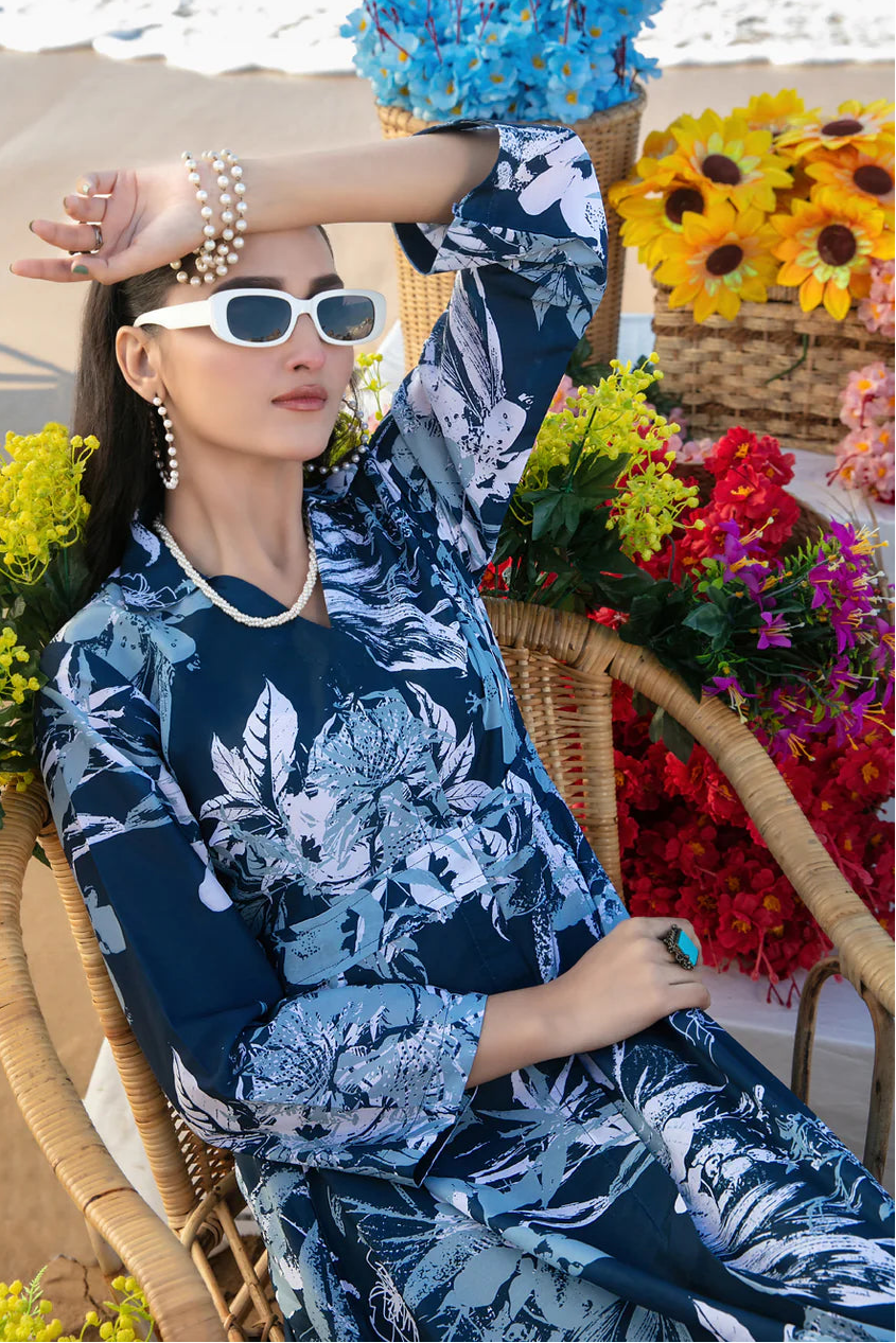 ALZANE | PRINTED SWISS MAXI DRESS