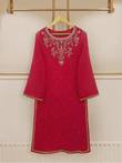 2 PIECE | EMBROIDERED CHIFFON SUIT - ALZENAS108064_0XS_MRN
