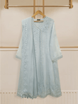 2 PIECE | EMBROIDERED PURE COTTON NET SHIRT & DUPATTA - ALZENAS108059_0XS_IBL