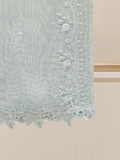 2 PIECE | EMBROIDERED PURE COTTON NET SHIRT & DUPATTA - ALZENAS108059_0XS_IBL