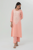 2 PIECE | EMBROIDERED VISCOSE SUIT - ALZENASS23ESE226 - XSML