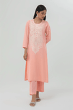 2 PIECE | EMBROIDERED VISCOSE SUIT - ALZENASS23ESE226 - XSML