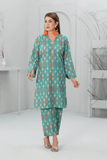 2 PIECE | LIVIA | PRINTED LINEN SUIT - ALZENATK - D - 8050_S