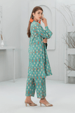 2 PIECE | LIVIA | PRINTED LINEN SUIT - ALZENATK - D - 8050_S
