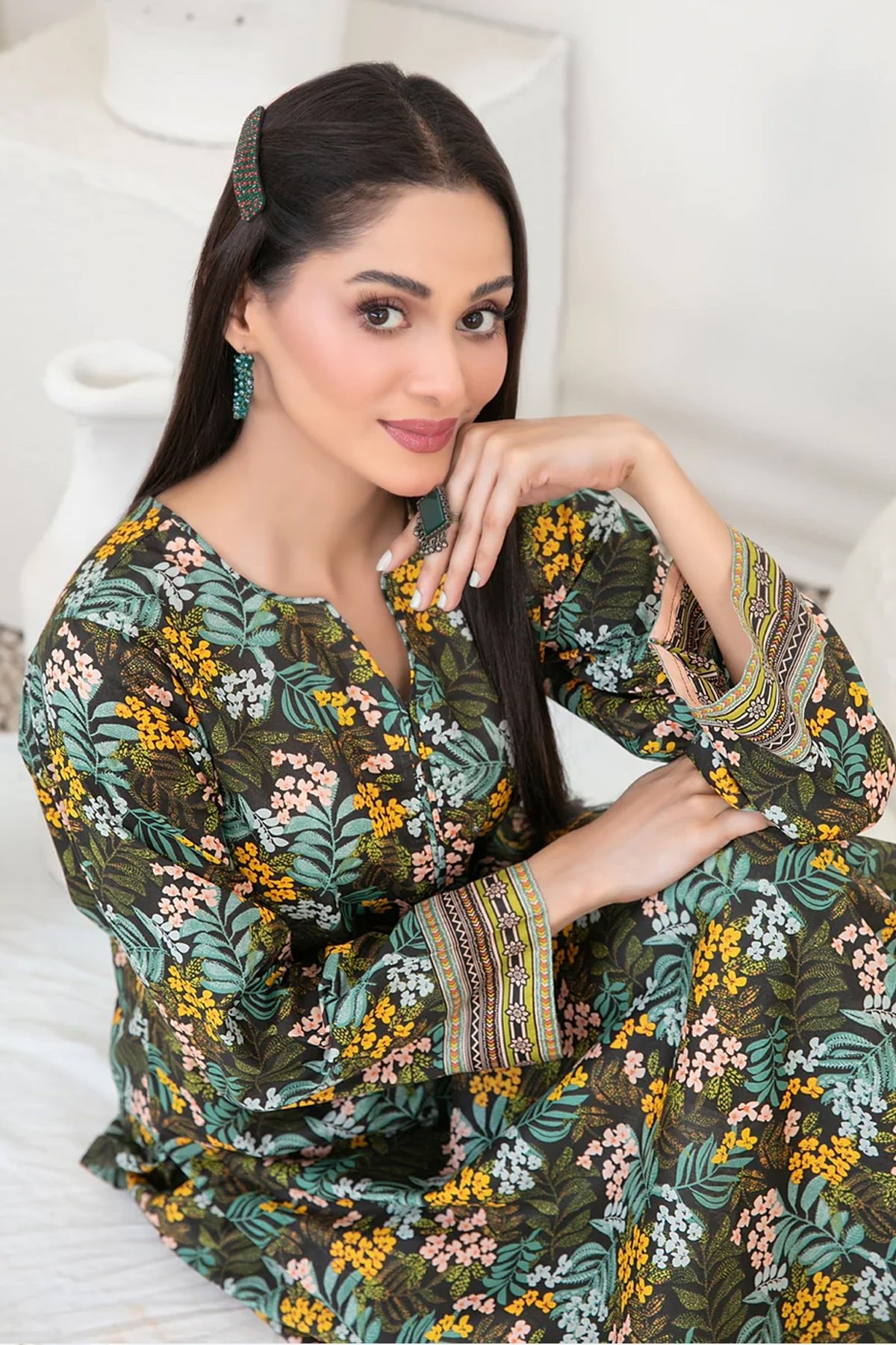 2 PIECE | NECLA VOL I | PRINTED COTTON SUIT - ALZENATK_D - 5248_S