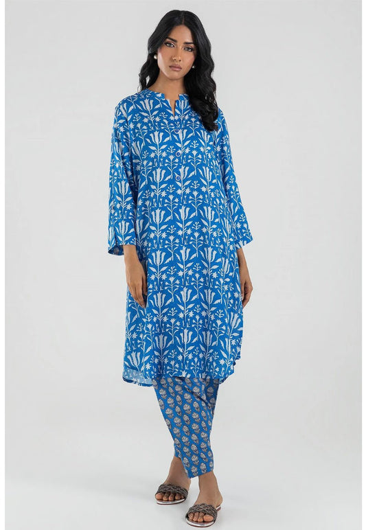 2 PIECE | PRINTED LINEN SUIT - ALZENASS24ESE252 - XS