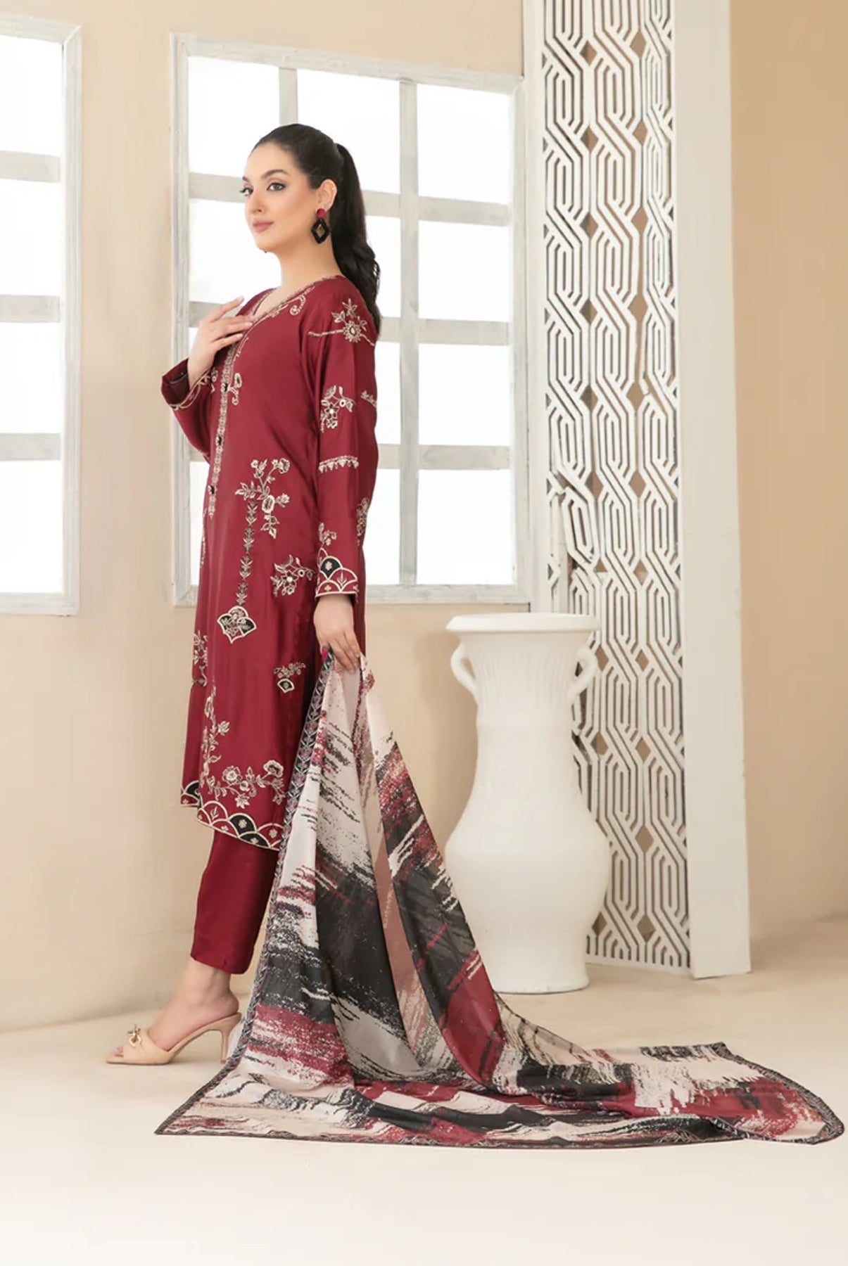 3 PIECE | ARACELI | BELGIAN VISCOSE SUIT - ALZENATawakkal_Araceli_D - 3709_S