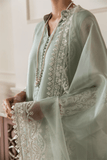 3 PIECE | EMBROIDERED CHIFFON SUIT - ALZENABQU - PR756 - XS