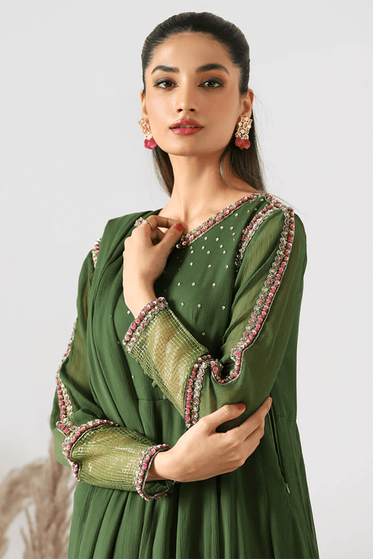 3 PIECE | EMBROIDERED CHIFFON SUIT - ALZENACMA - 4 - 251_S