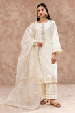3 PIECE | EMBROIDERED LAWN SUIT - ALZENACNP - 4 - 039_S