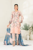 3 PIECE | FASHA | EMBROIDERED VISCOSE SUIT - ALZENATawakkal_Fasha_D - 3681_S