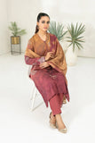 3 PIECE | FASHA | EMBROIDERED VISCOSE SUIT - ALZENATawakkal_Fasha_D - 3683_S