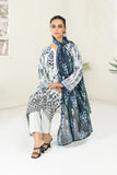 3 PIECE | FASHA | EMBROIDERED VISCOSE SUIT - ALZENATawakkal_Fasha_D - 3687_S