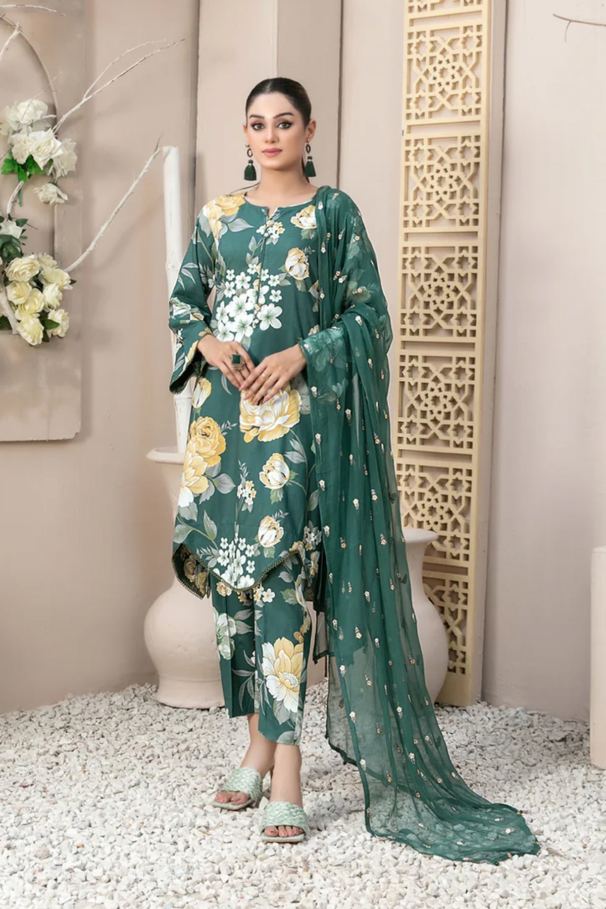 3 PIECE | LIDA | STAPLE LINEN SUIT - ALZENATawakkal_Lida_D - 9903_S