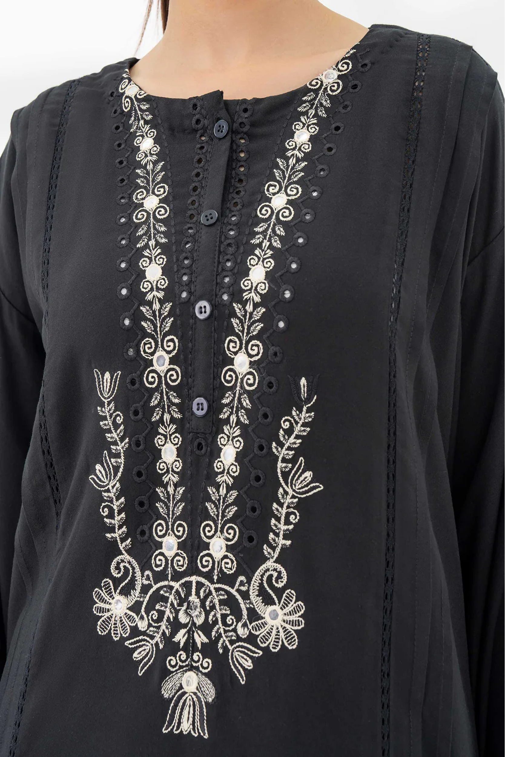 EMBROIDERED STONE SHIRT