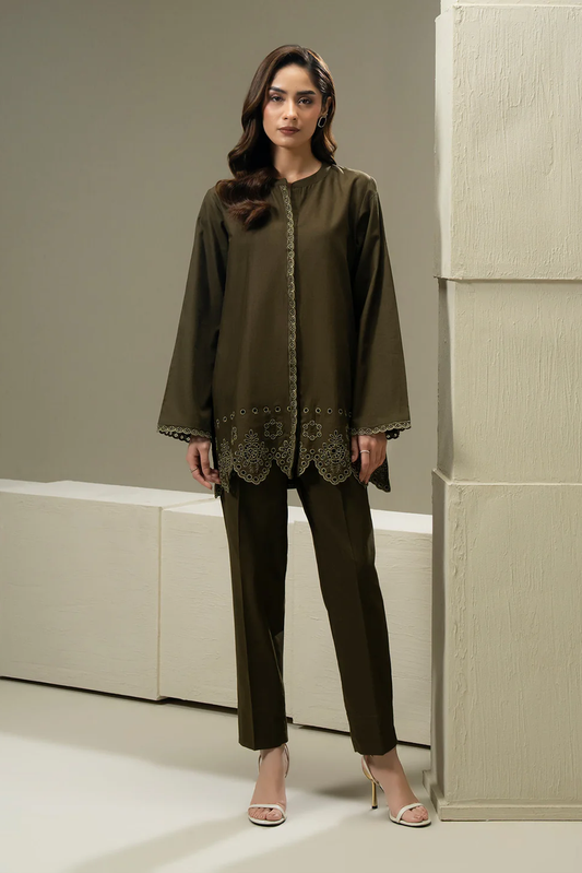 2 PIECE | EMBROIDERED KHADDAR CO-ORD SET