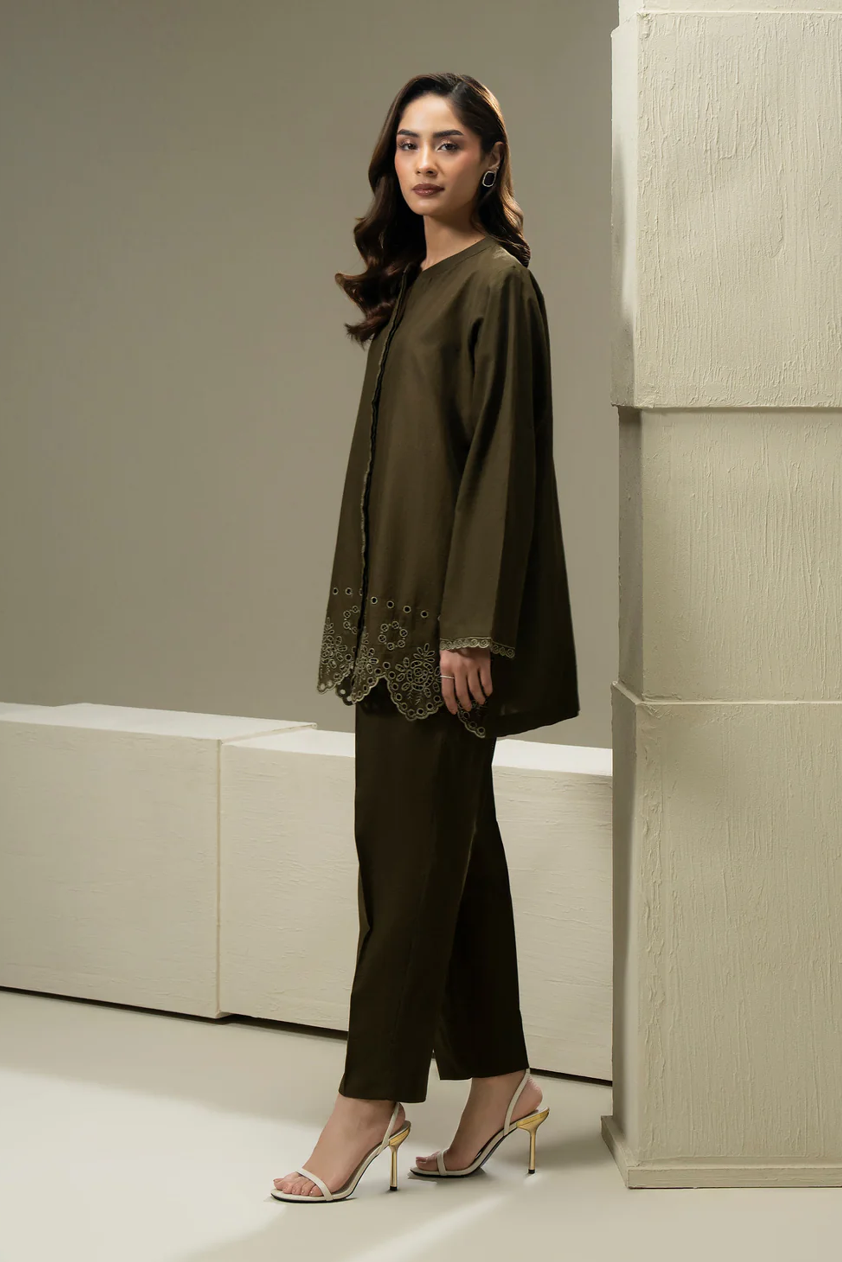 2 PIECE | EMBROIDERED KHADDAR CO-ORD SET