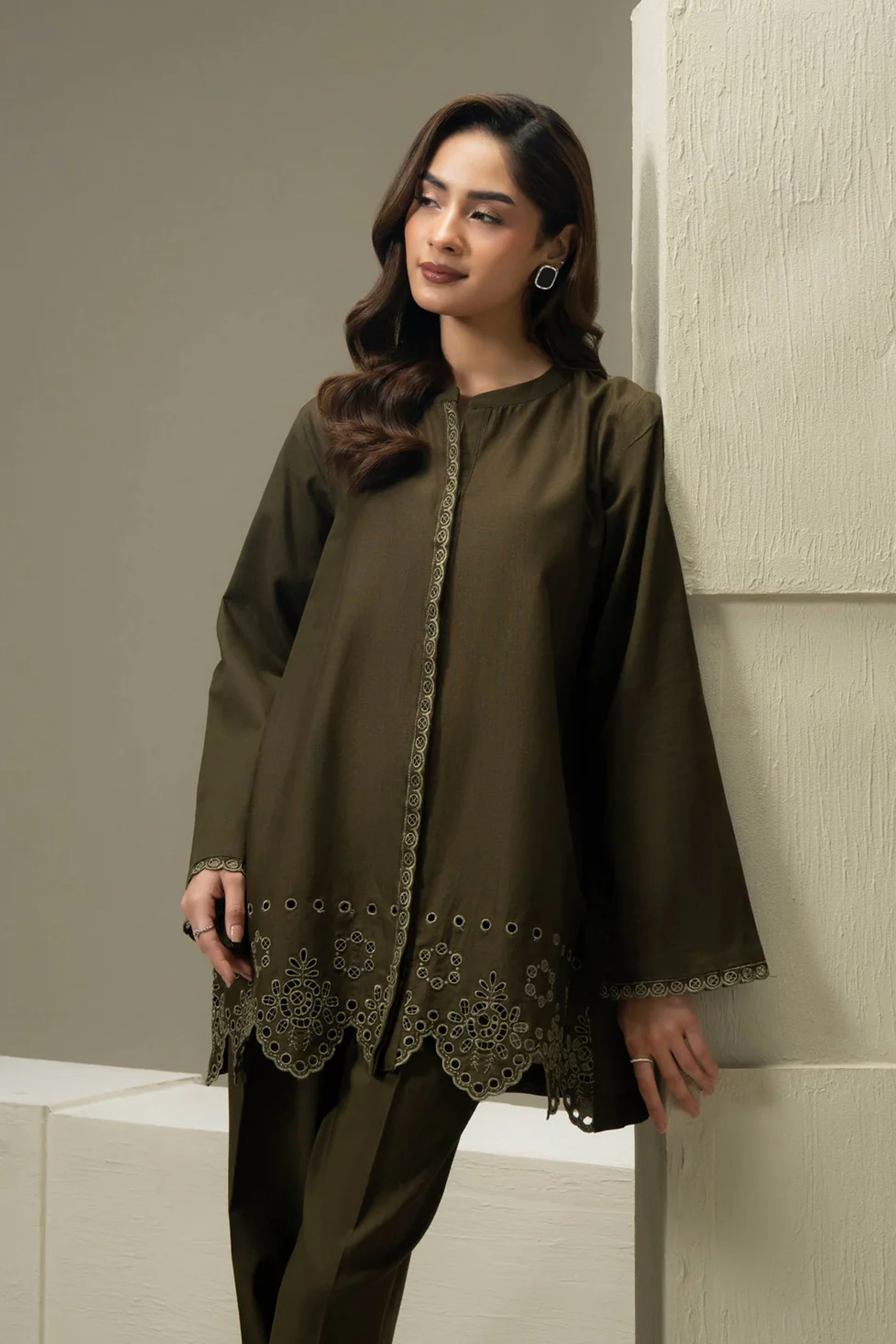 2 PIECE | EMBROIDERED KHADDAR CO-ORD SET