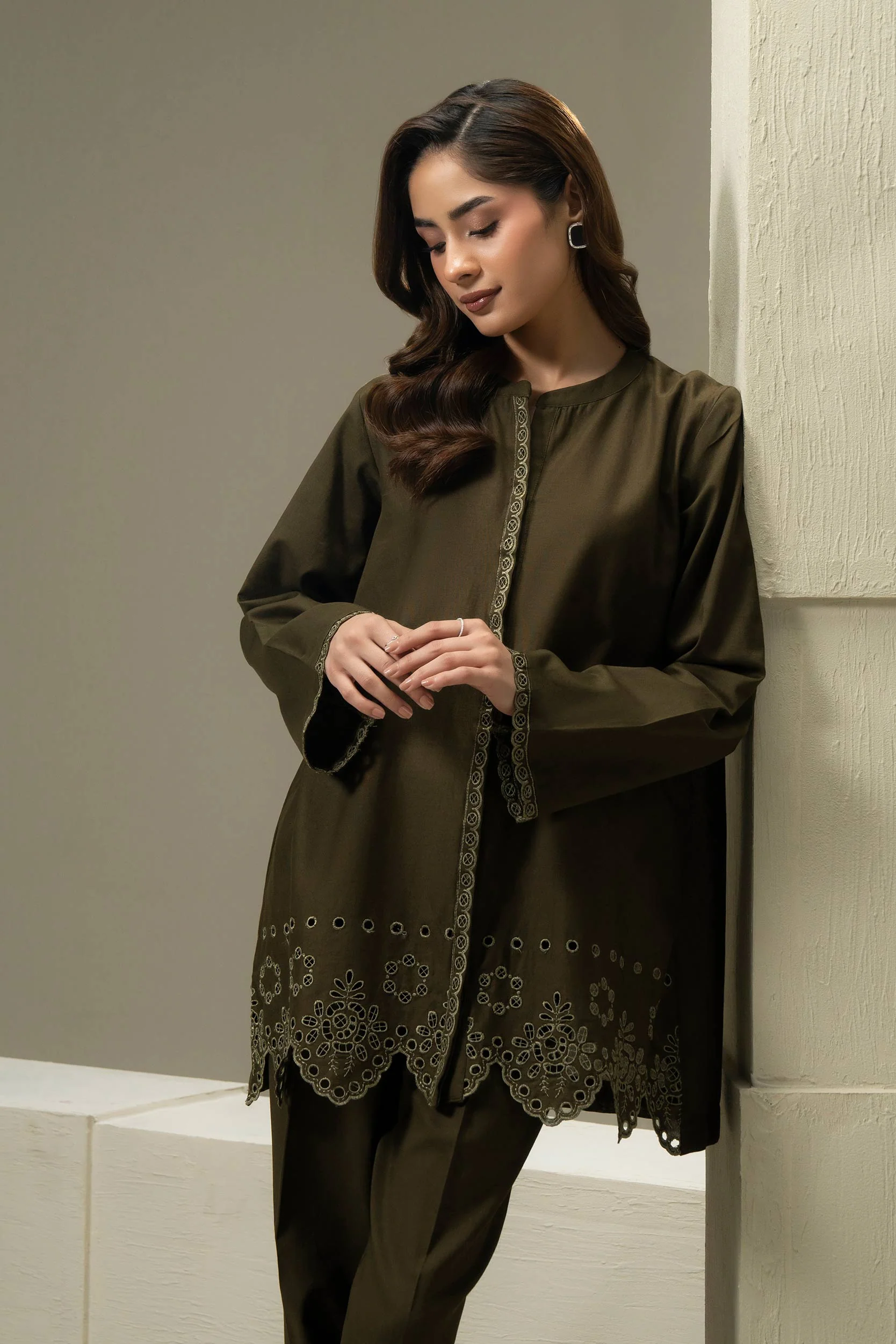 2 PIECE | EMBROIDERED KHADDAR CO-ORD SET