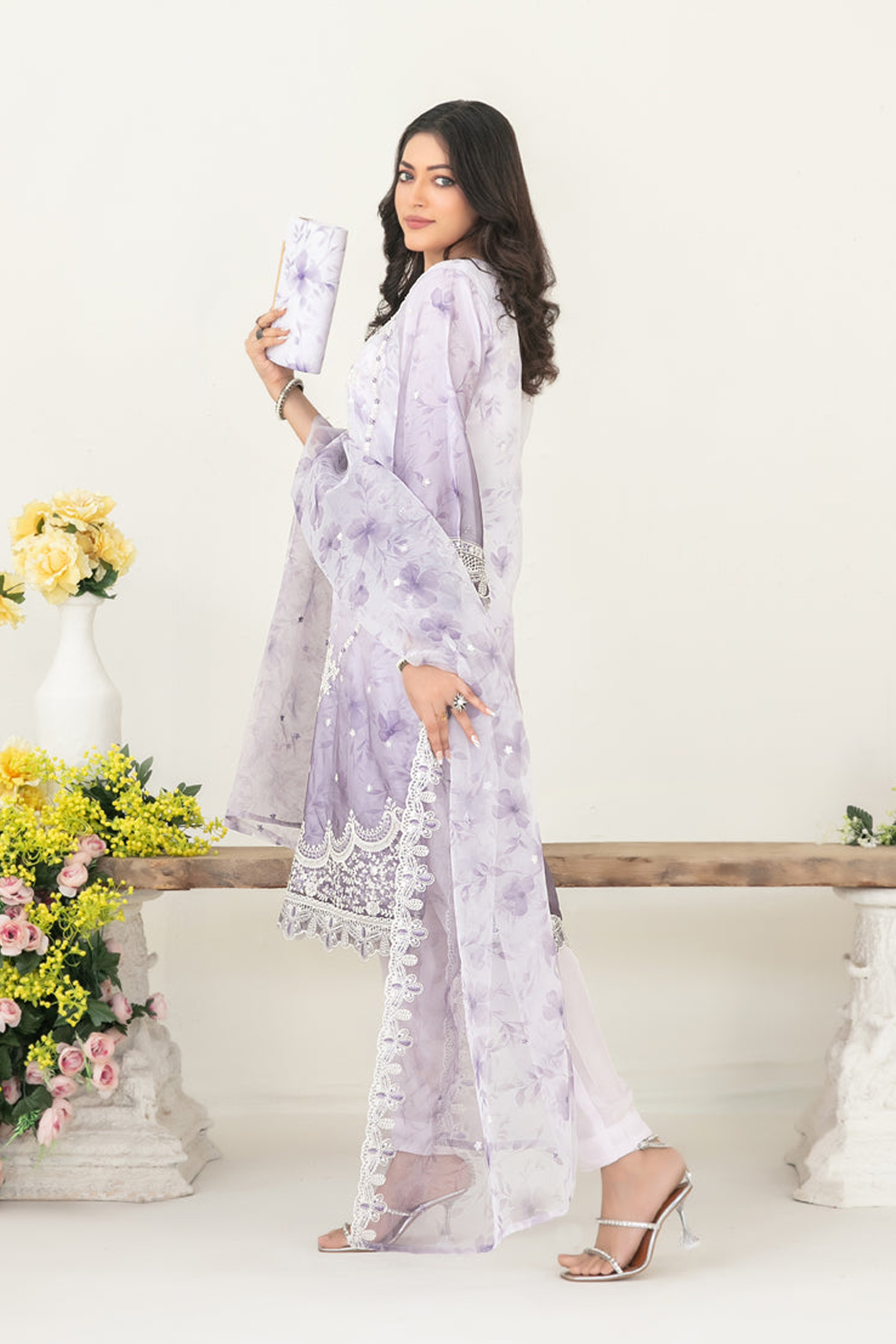 GULYAZ | 3 PIECE | ORGANZA SUIT | D-1935