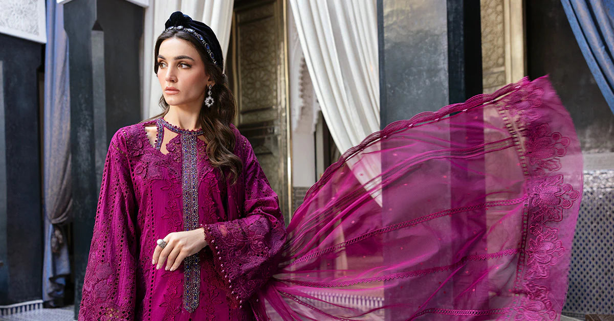 VOYAGE LUXE '25 | 3 PIECE | LAWN SUIT | D-2502-B