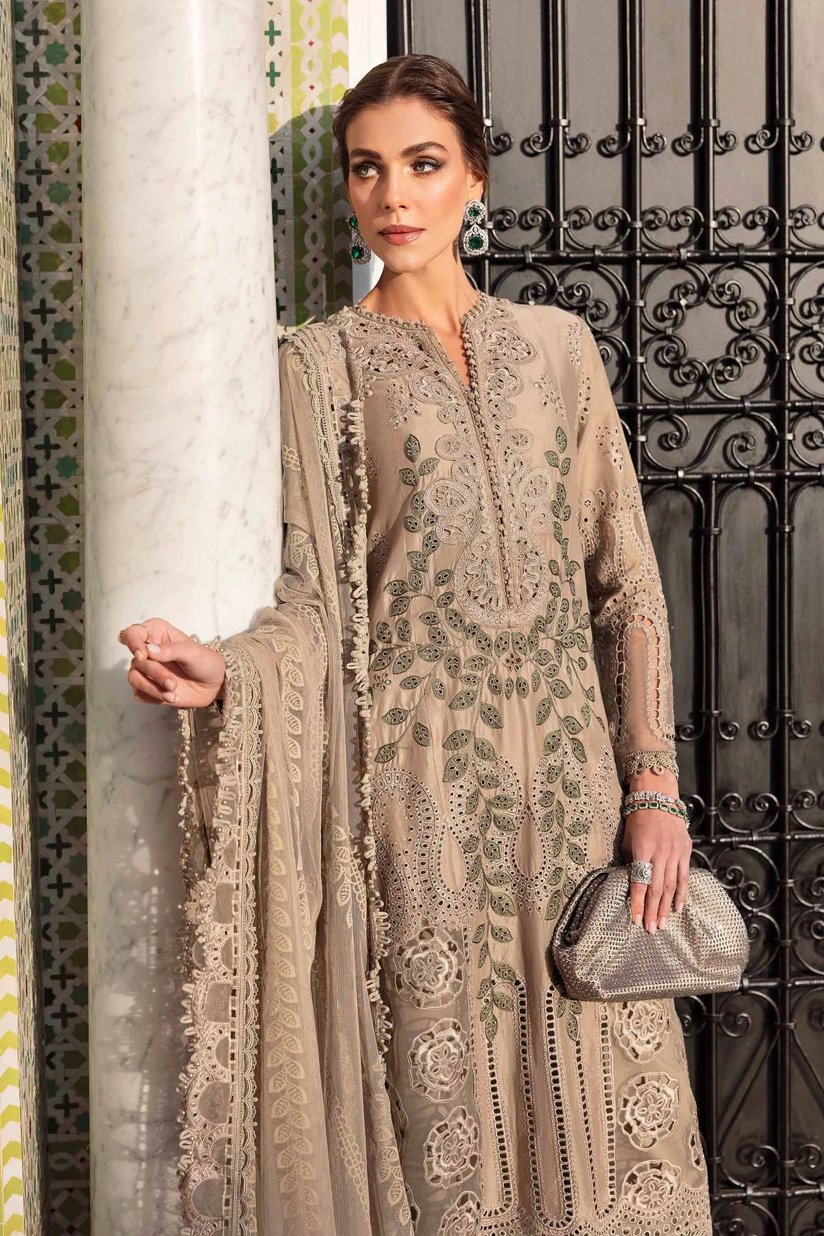 VOYAGE LUXE '25 | 3 PIECE | LAWN SUIT | D-2503-A