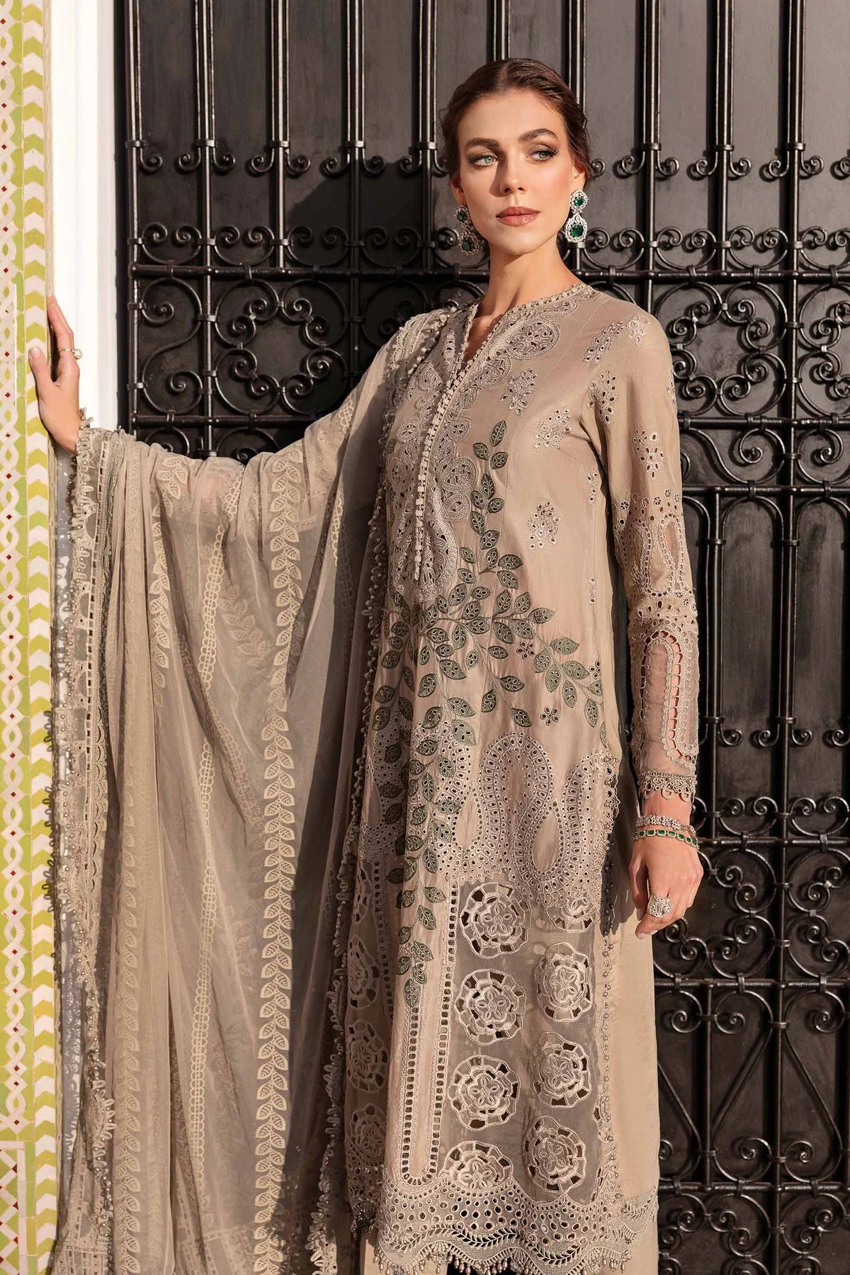 VOYAGE LUXE '25 | 3 PIECE | LAWN SUIT | D-2503-A