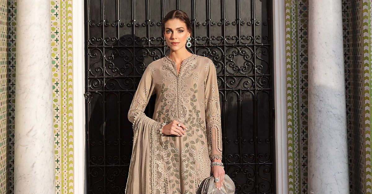 VOYAGE LUXE '25 | 3 PIECE | LAWN SUIT | D-2503-A