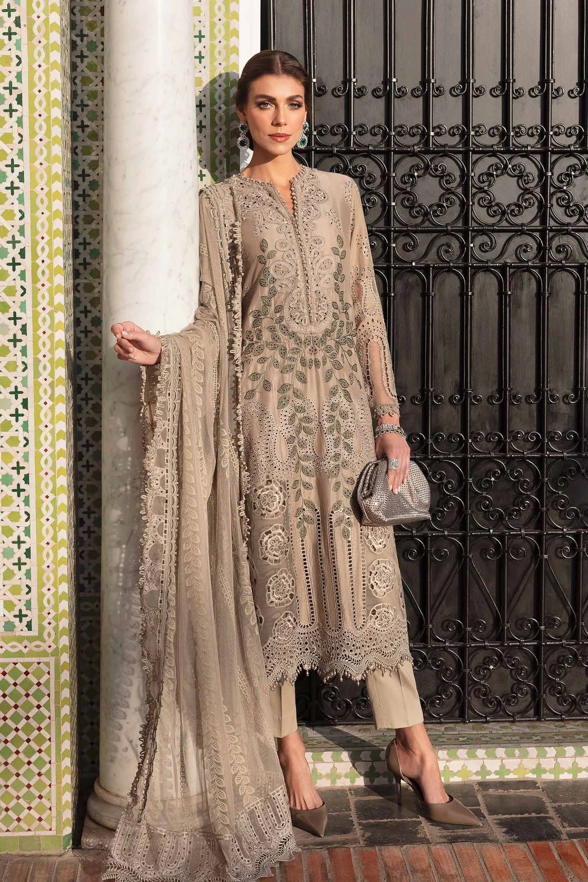 VOYAGE LUXE '25 | 3 PIECE | LAWN SUIT | D-2503-A