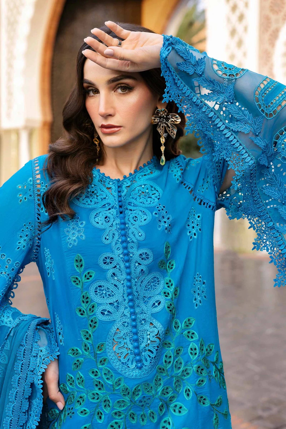 VOYAGE LUXE '25 | 3 PIECE | LAWN SUIT | D-2503-B