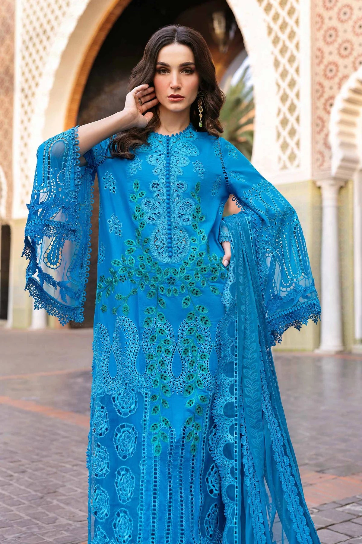 VOYAGE LUXE '25 | 3 PIECE | LAWN SUIT | D-2503-B