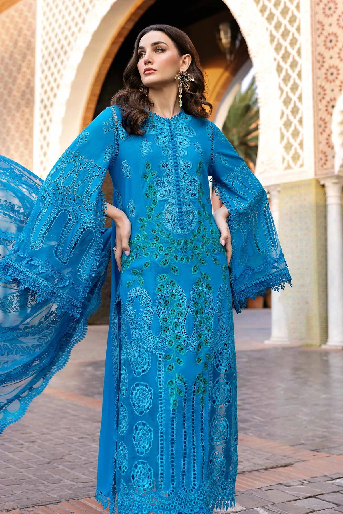 VOYAGE LUXE '25 | 3 PIECE | LAWN SUIT | D-2503-B