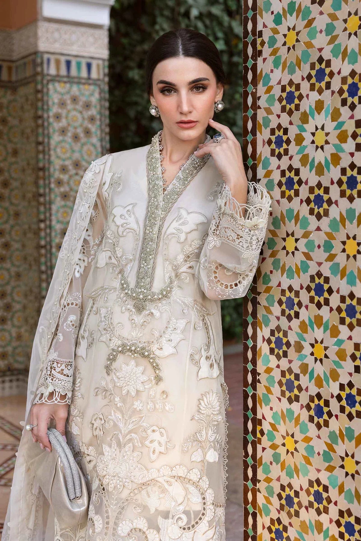 VOYAGE LUXE '25 | 3 PIECE | ORGANZA SUIT | D-2506-A