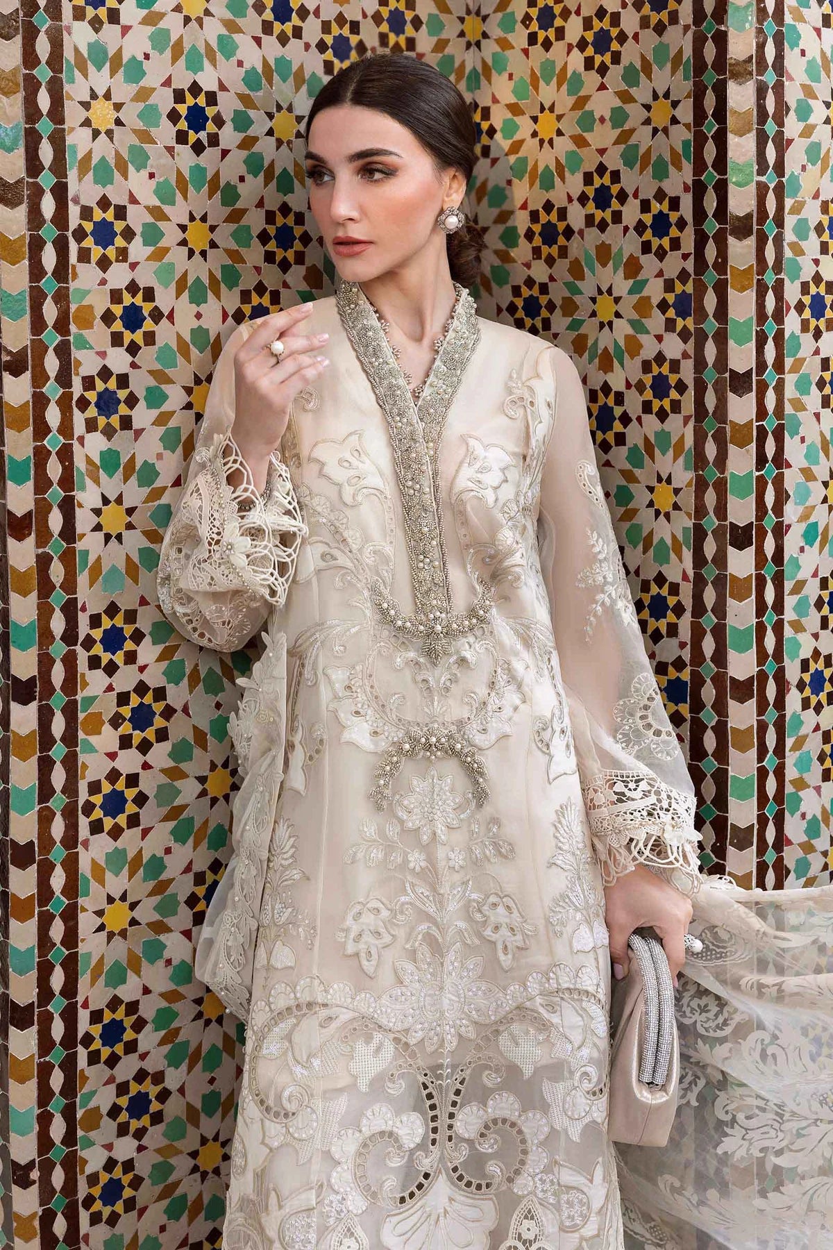 VOYAGE LUXE '25 | 3 PIECE | ORGANZA SUIT | D-2506-A