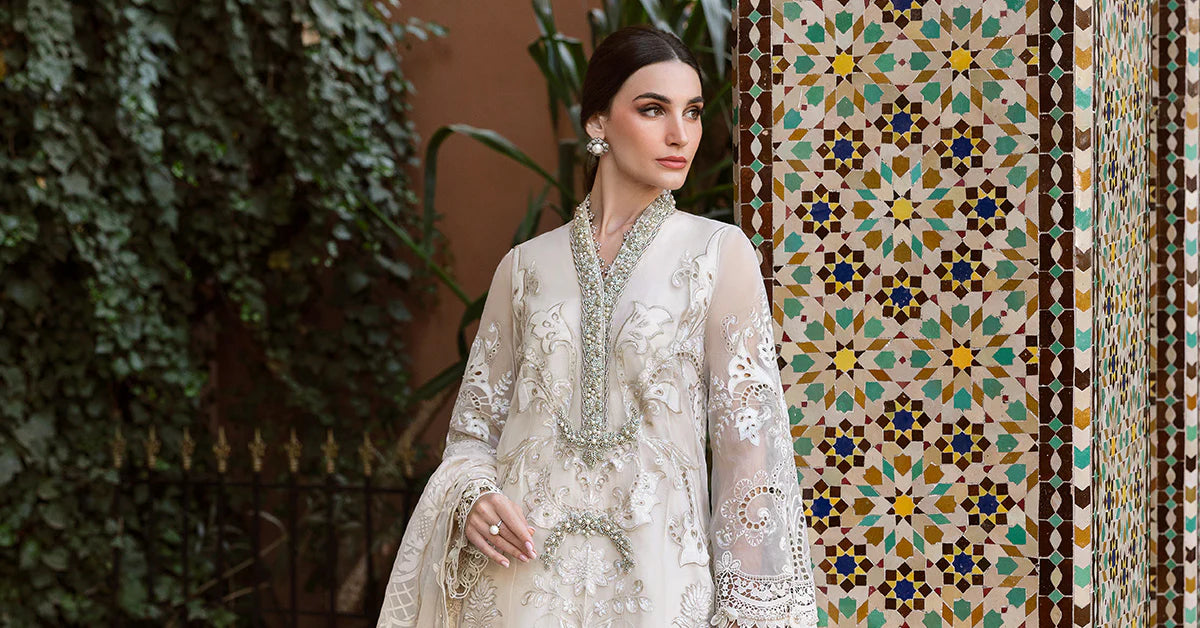 VOYAGE LUXE '25 | 3 PIECE | ORGANZA SUIT | D-2506-A