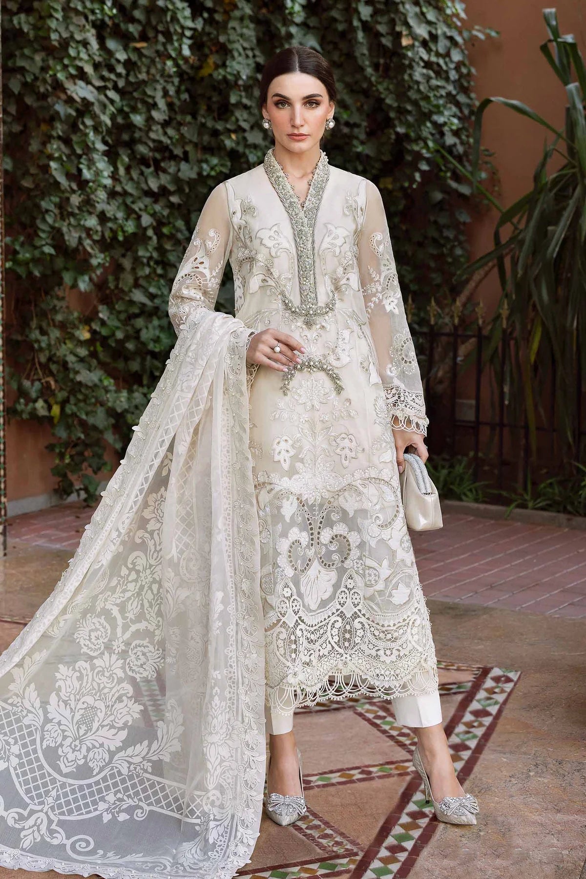 VOYAGE LUXE '25 | 3 PIECE | ORGANZA SUIT | D-2506-A