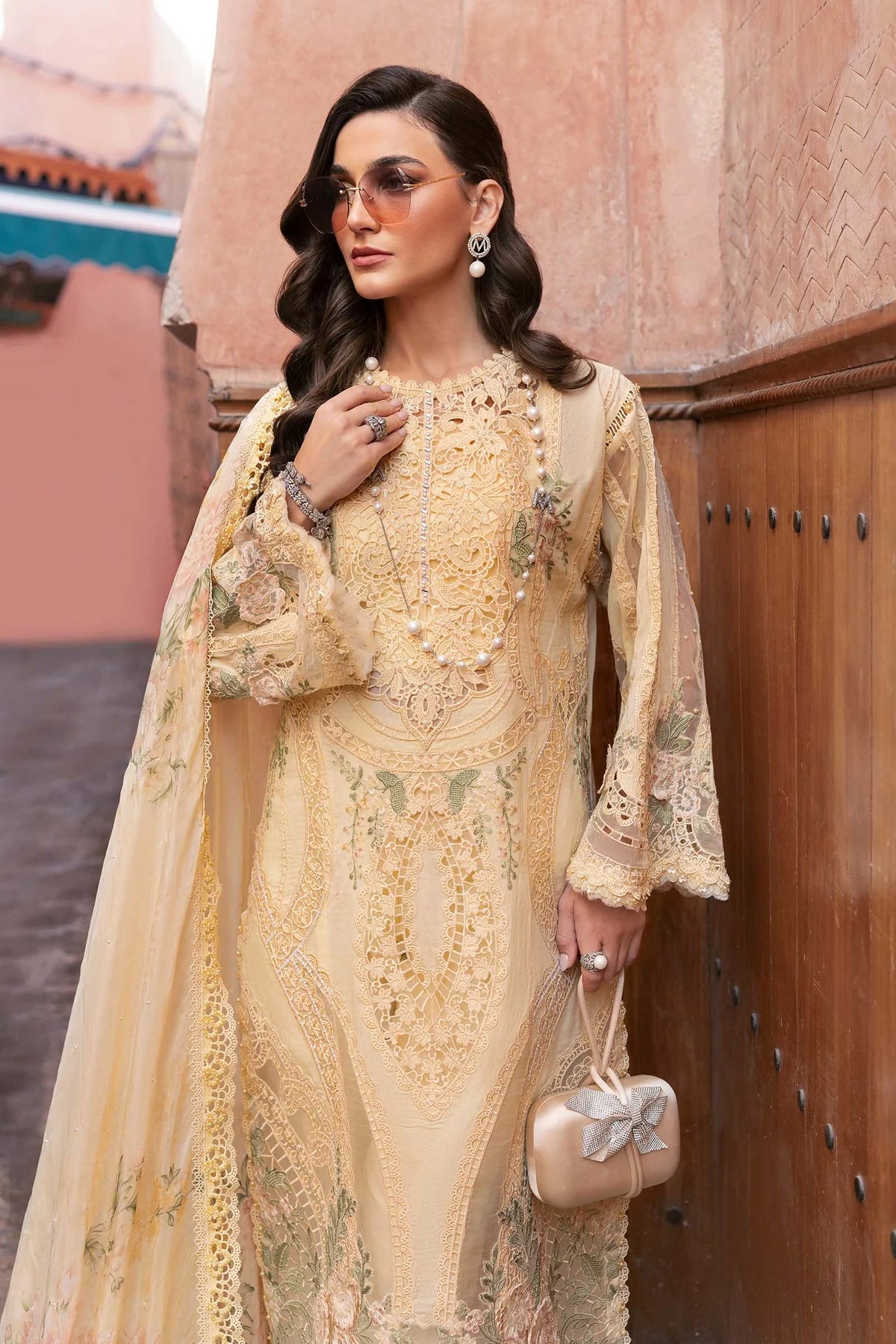 VOYAGE LUXE '25 | 3 PIECE | ORGANZA SUIT | D-2509-A